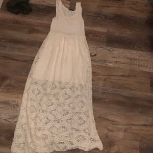 Cream Lace Dress